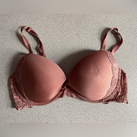 Victoria’s Secret Dream Angels Dark Dusty Rose Push Up Bra Size 34D - Picture 4 of 12